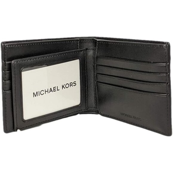 Michael Kors Men's Cooper Billfold with Passcase Wallet (Black) - Picture 8 of 10